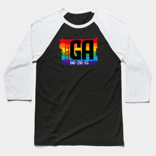 Georgia Gay Marriage Baseball T-Shirt